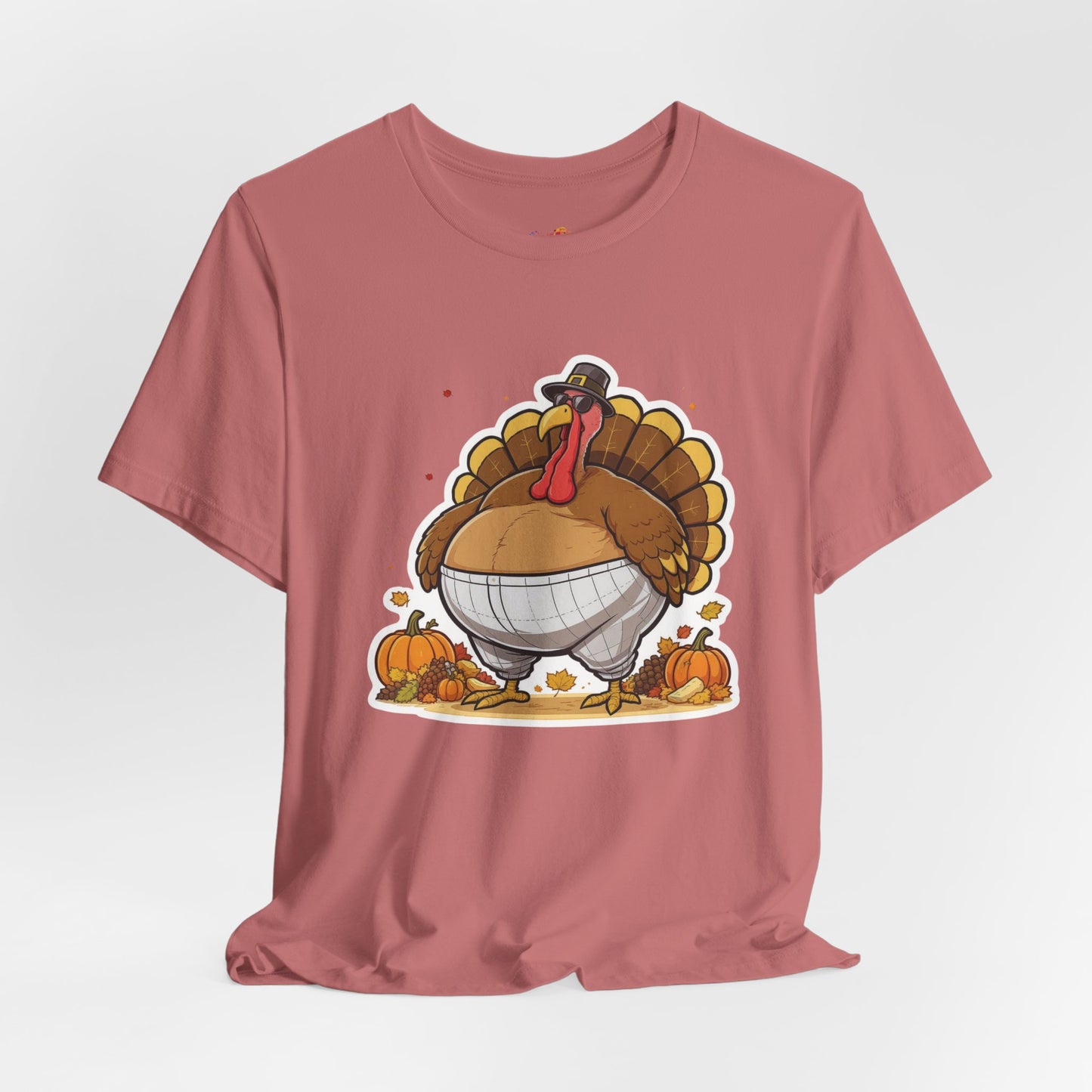 Gobble ‘Til You Wobble Tee – Funny Thanksgiving Turkey Shirt