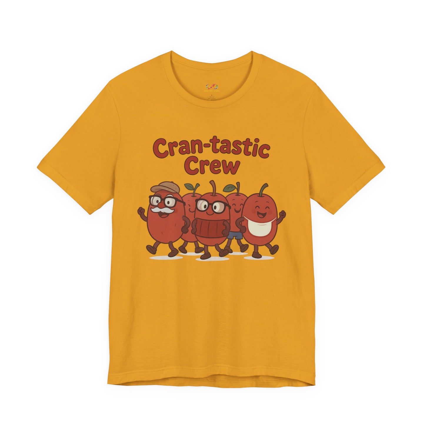 Cran-tastic Crew Tee – Cute Dancing Cranberry Thanksgiving Shirt