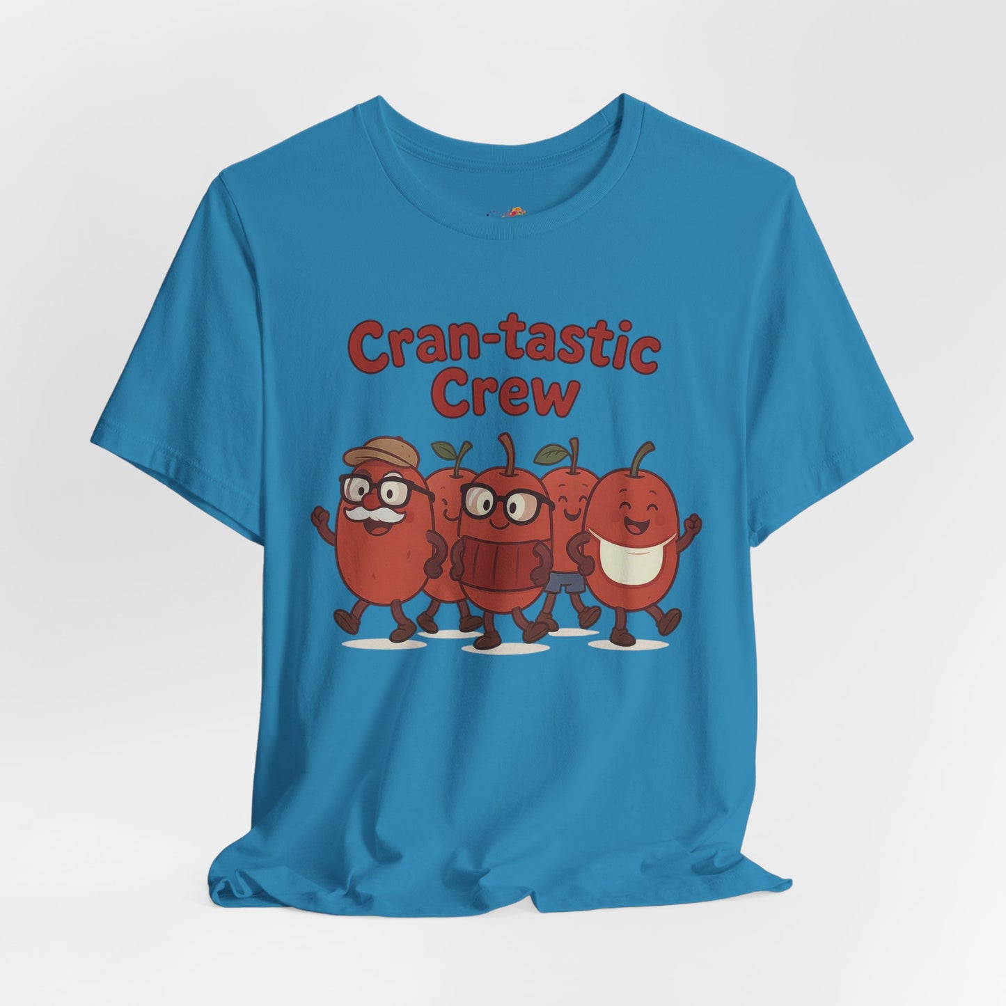 Cran-tastic Crew Tee – Cute Dancing Cranberry Thanksgiving Shirt