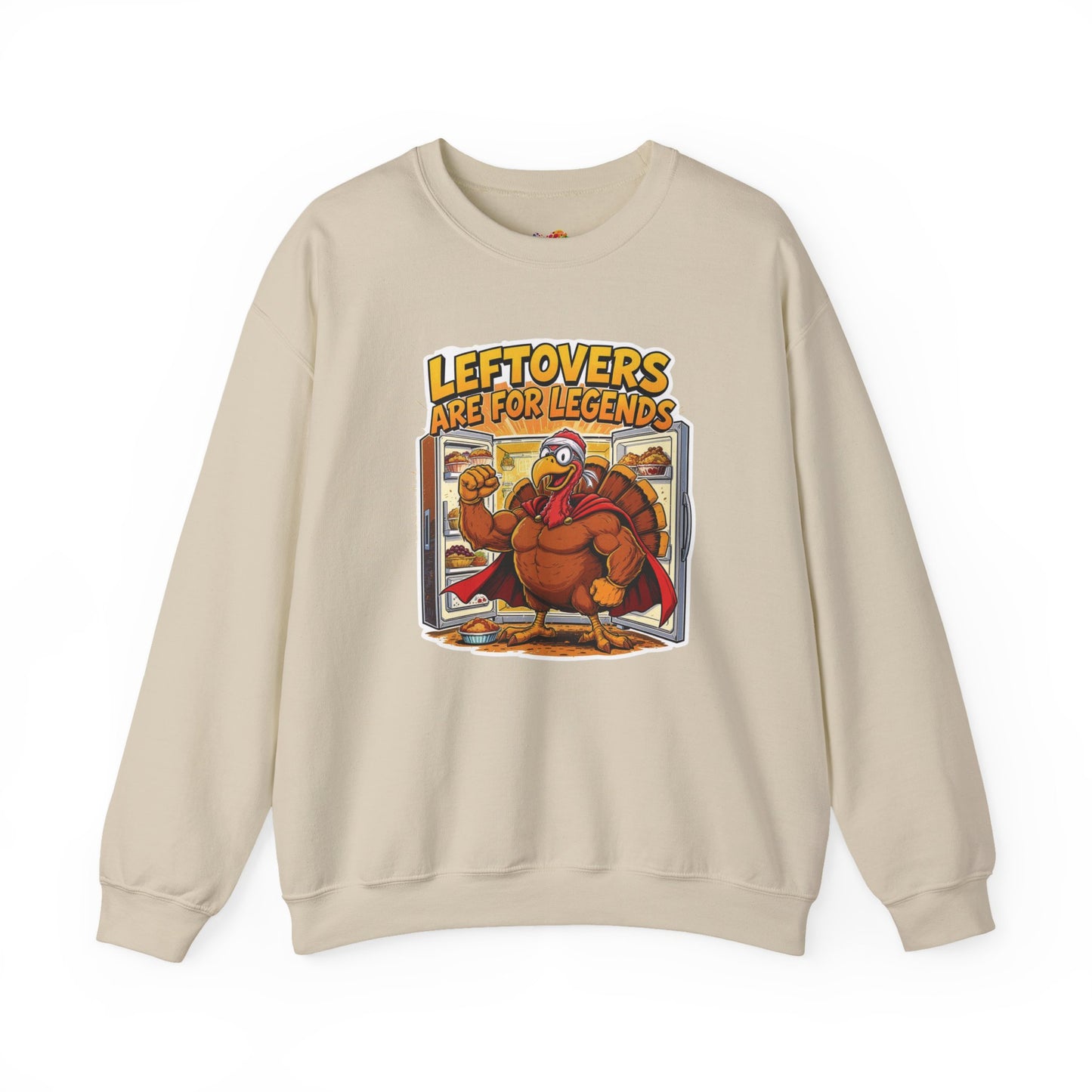 Leftovers Are for Legends Sweatshirt – Funny Thanksgiving Dinner Crewneck