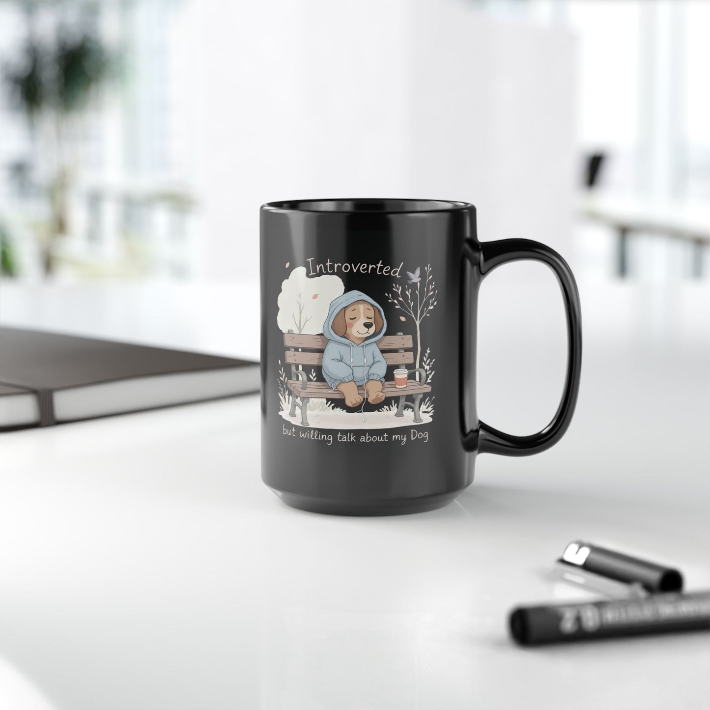 Introverted but Willing to Talk About My Dog — Indie Pup Mug