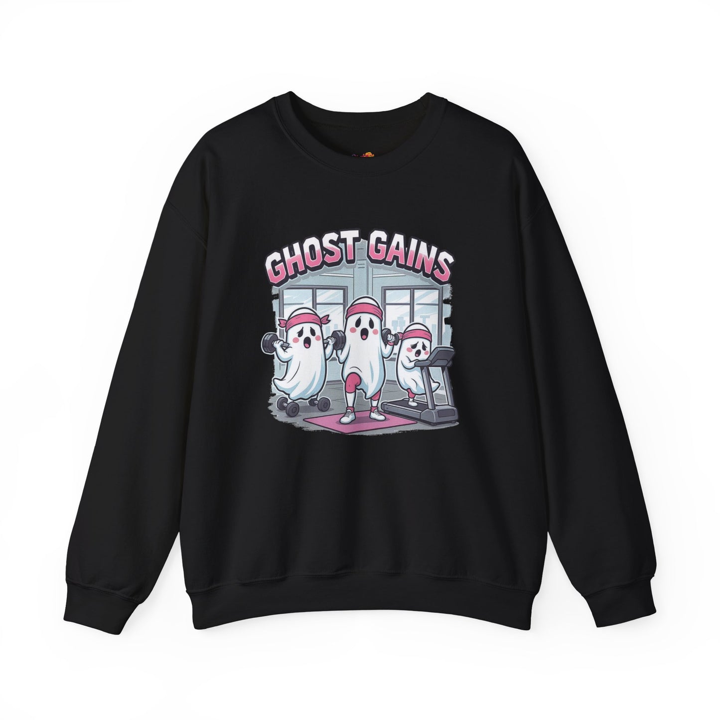 Ghost Gains Sweatshirt – Retro Fitness Ghosts Pullover