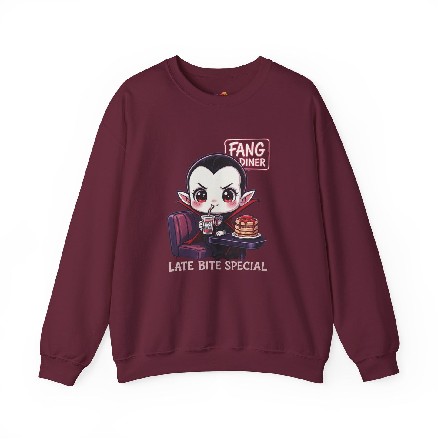 Late Bite Special Sweatshirt – Kawaii Vampire Diner Pullover