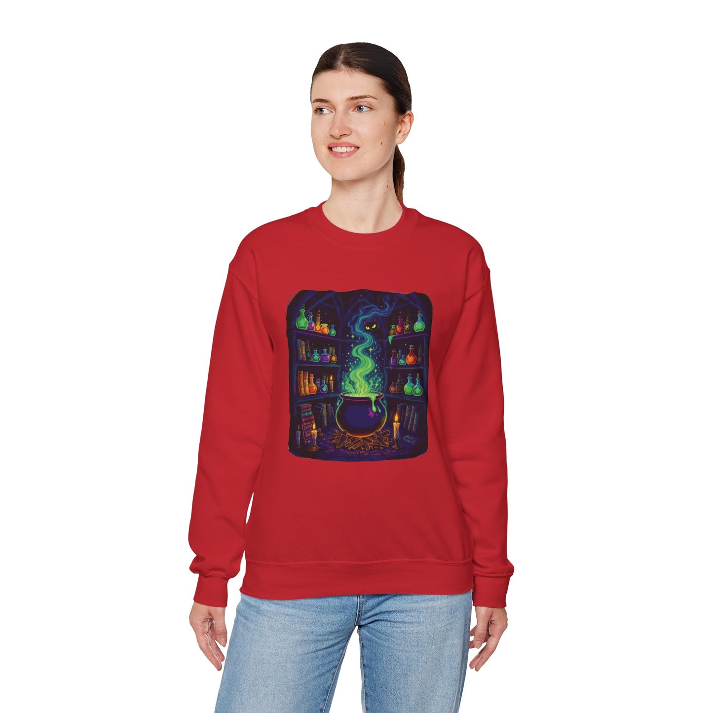 Potion Parlour Sweatshirt – Enchanted Witch Apothecary Pullover