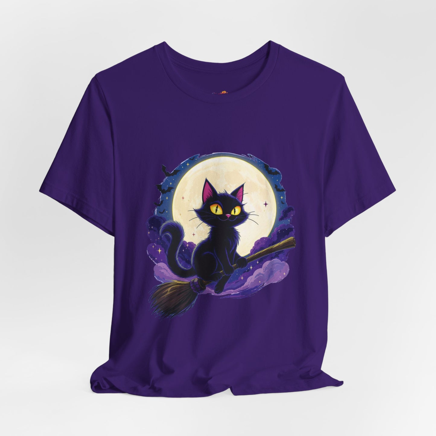 Midnight Mischief Cat Tee - Perfect for Cat Lovers, Halloween, Cozy Nights, Unique Gifts, Feline Fans