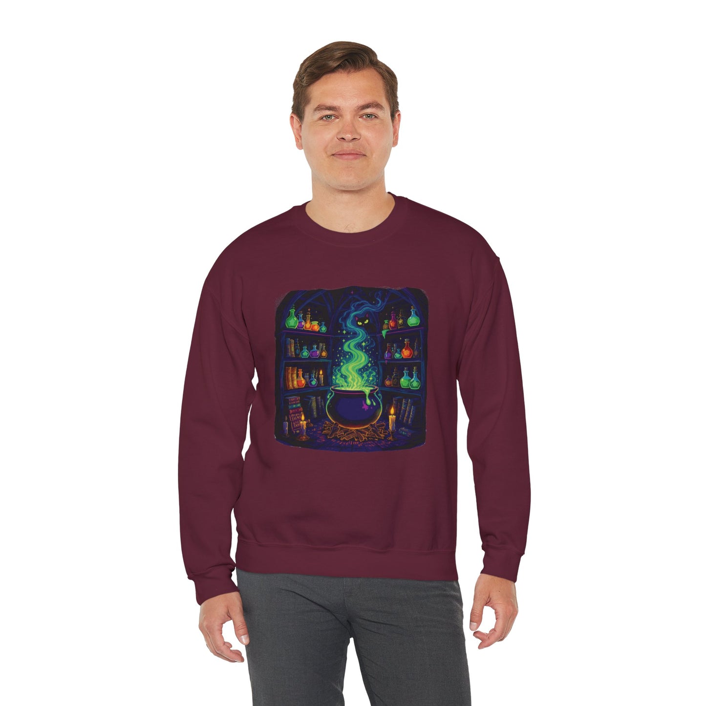 Potion Parlour Sweatshirt – Enchanted Witch Apothecary Pullover