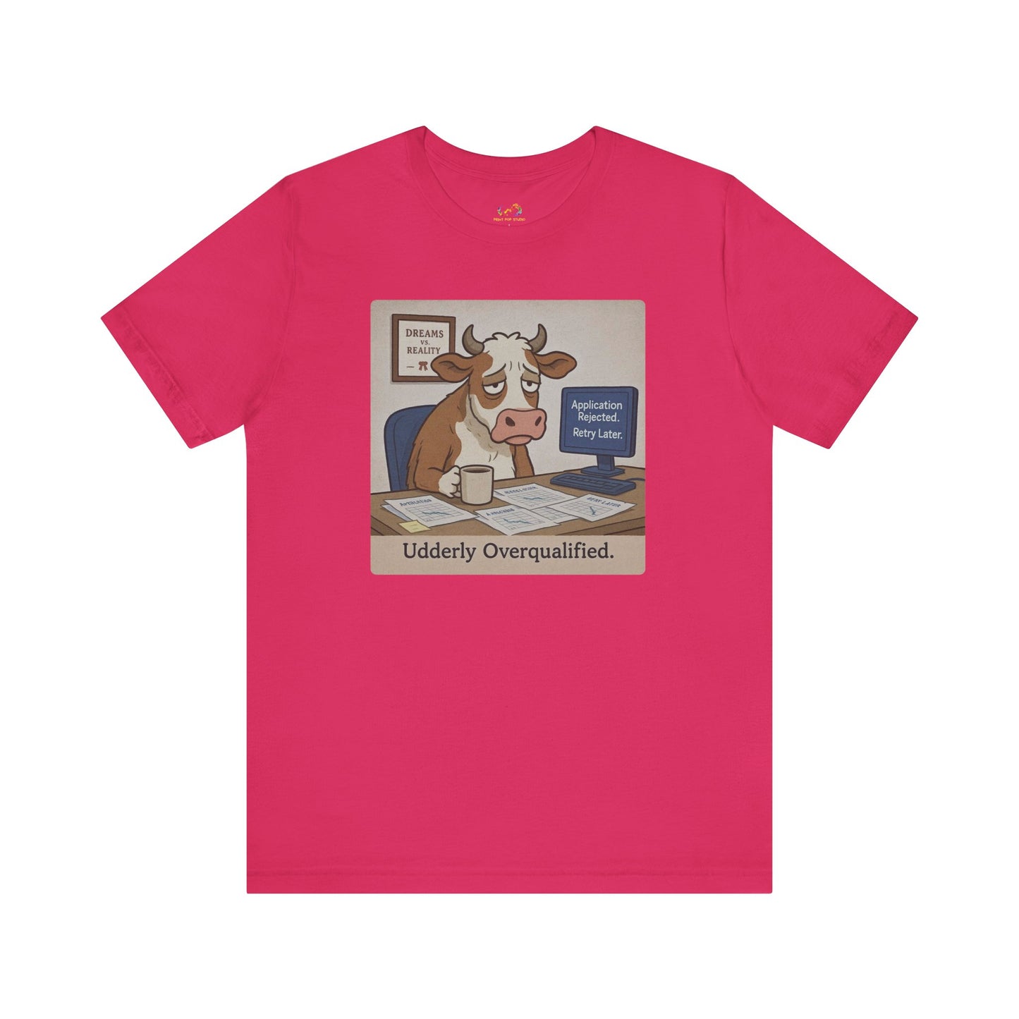 Crushed Ambition Cow Tee