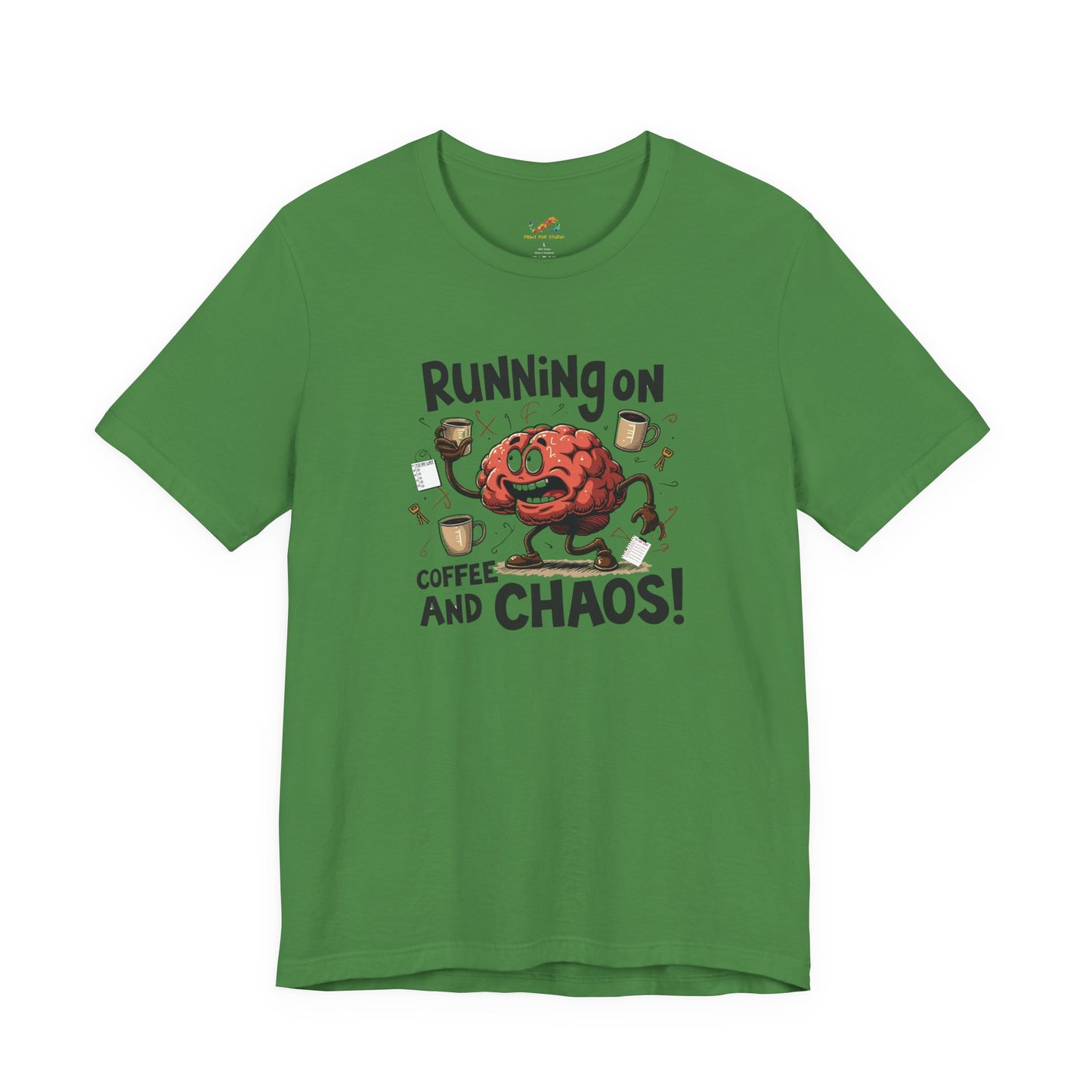 Coffee & Chaos Brain Tee