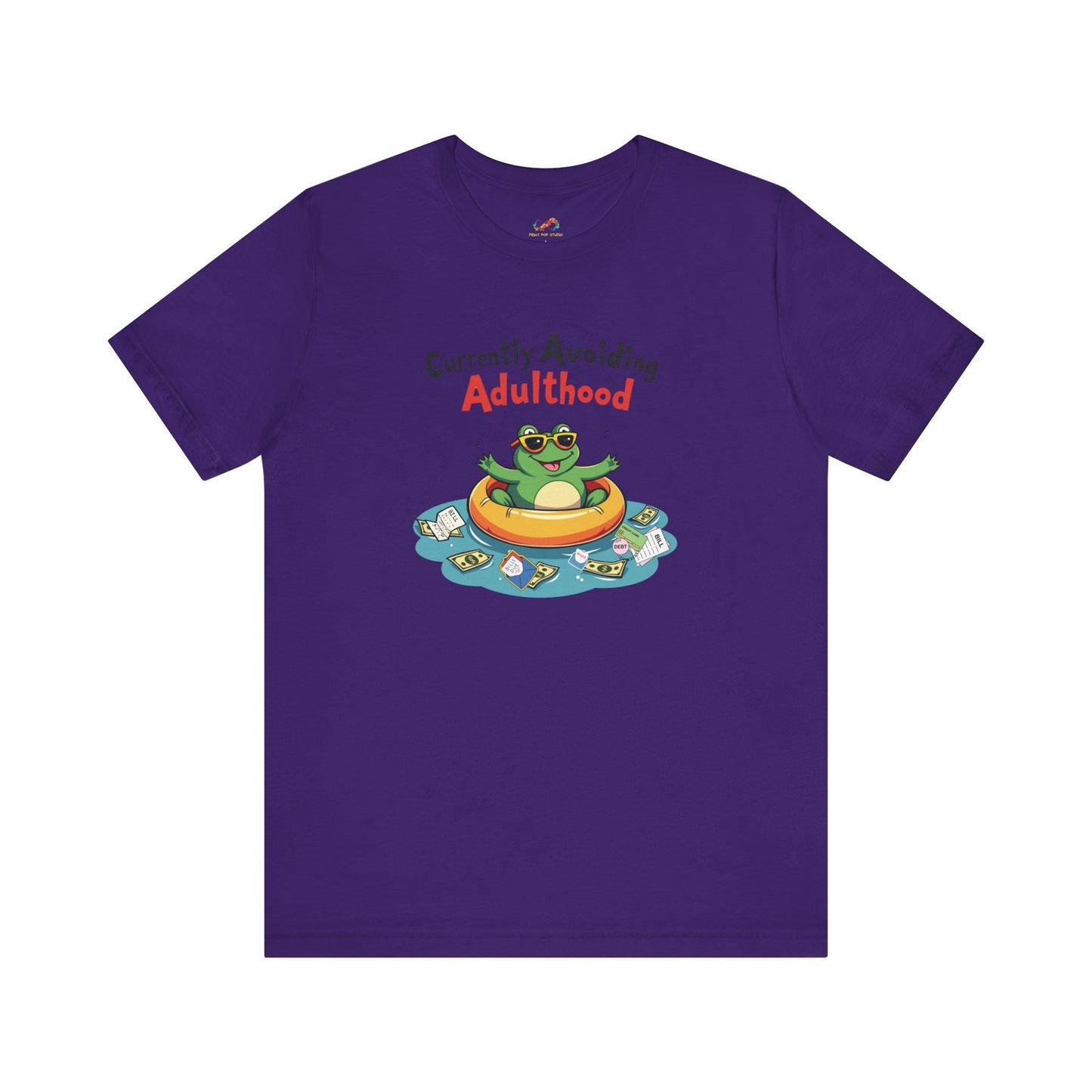 Avoiding Adulthood Frog Tee