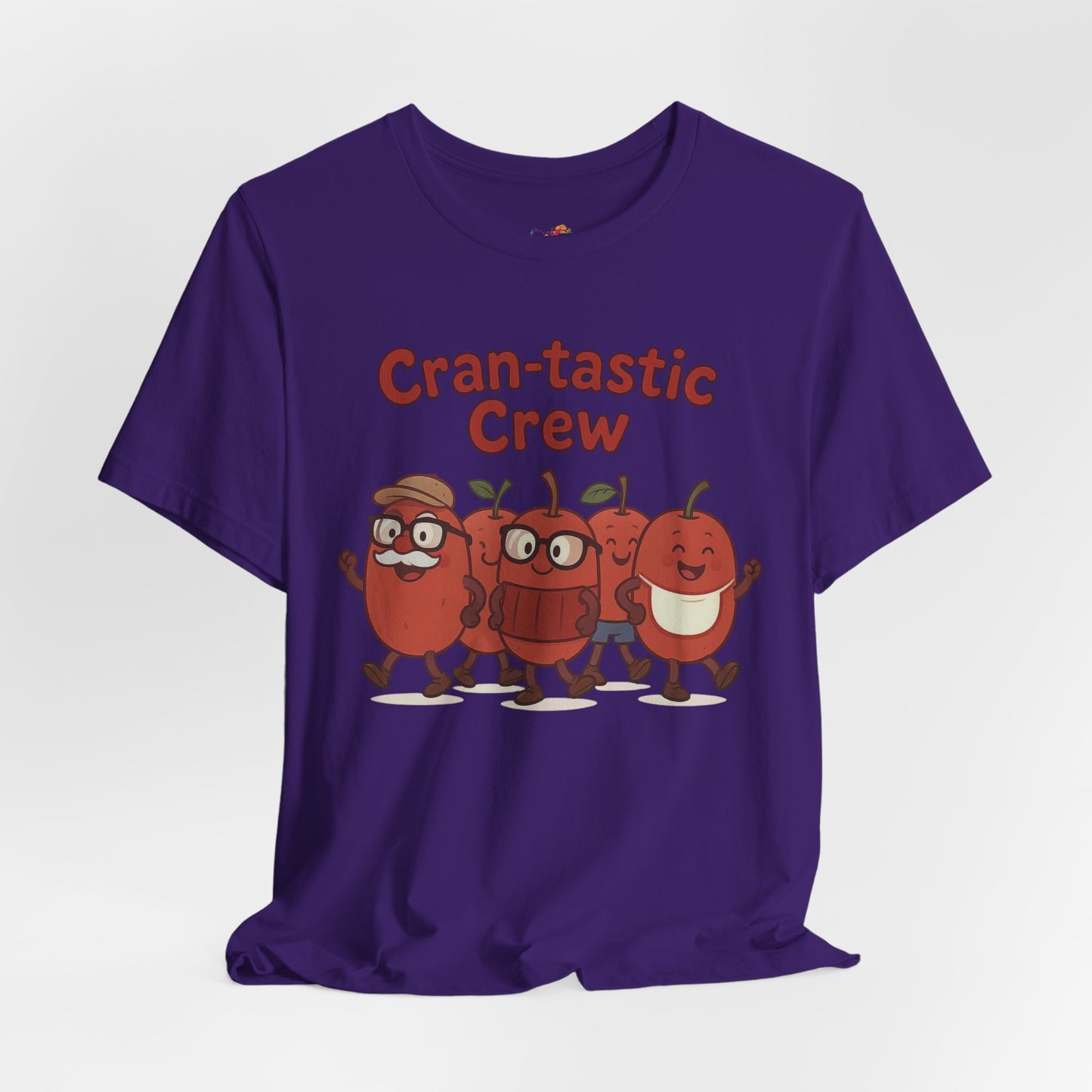 Cran-tastic Crew Tee – Cute Dancing Cranberry Thanksgiving Shirt