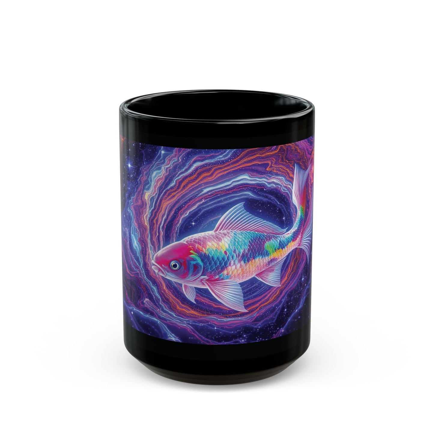 Cosmic Rainbow Koi Mug