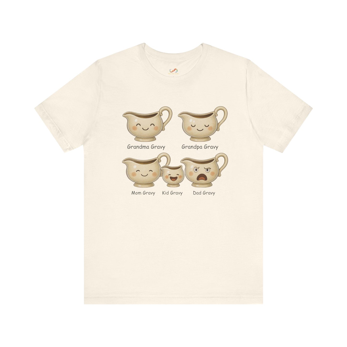 Gravy Squad Tee – Cute Family of Gravy Boats Graphic