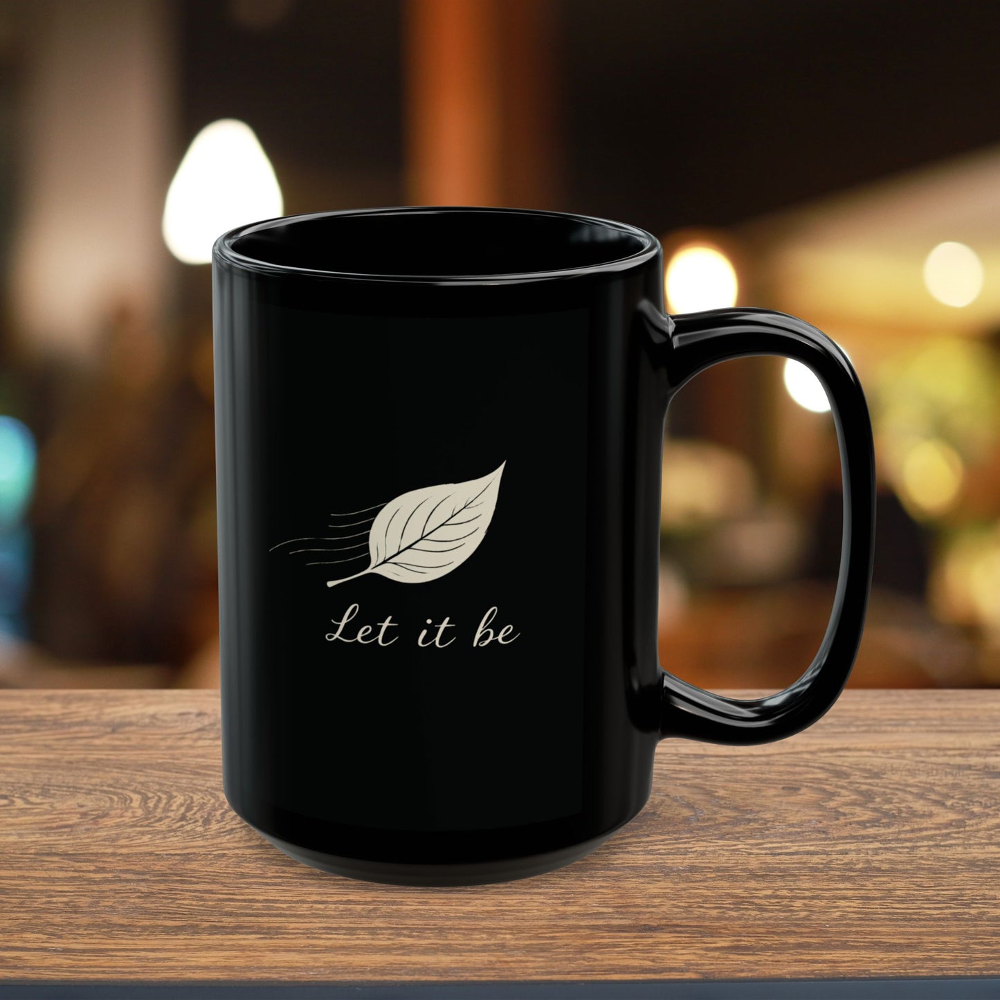 Let It Be – Serene Sage Green Minimalist Mug